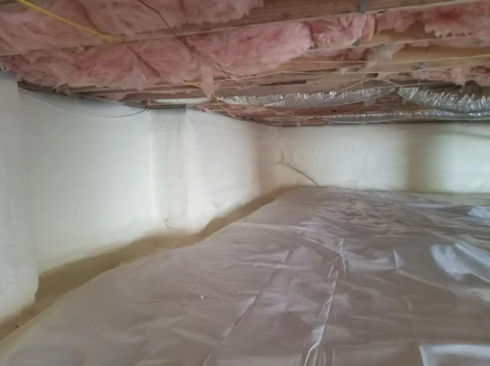 Crawl space encapsulation with closed-cell spray foam for Roof Maintenance in Taylorsville